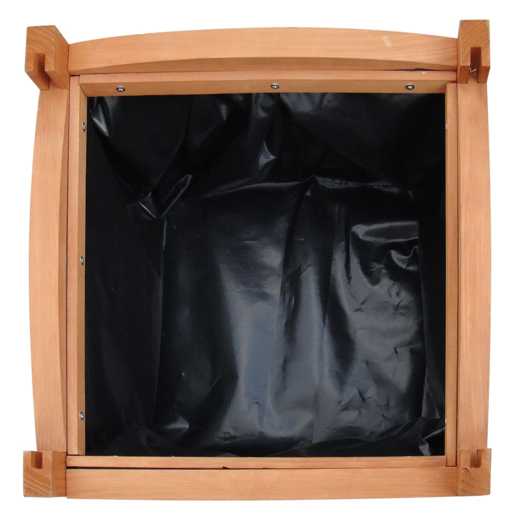 vidaXL Strat înălțat din lemn, set de 2, 30 x 30 x 30 cm