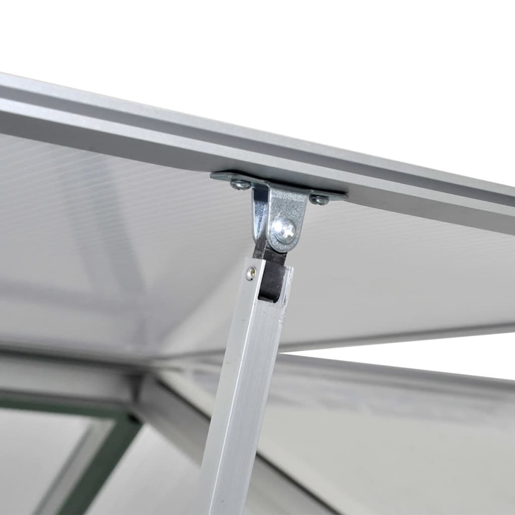vidaXL Seră din aluminiu ranforsat cu cadru la bază, 7,55 m² vidaXL Seră din aluminiu ranforsat cu cadru la bază, 7,55 m²