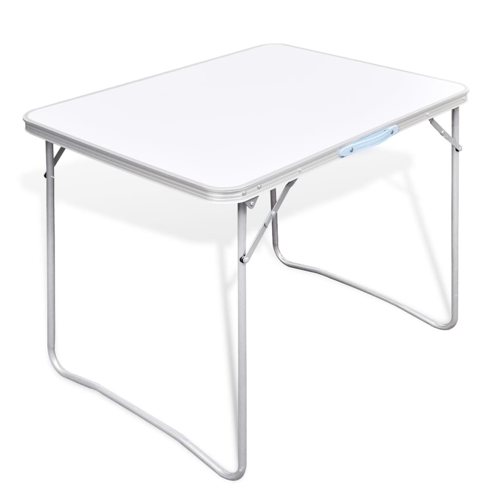 Masă camping din metal pliabilă 80 x 60 cm Masă camping din metal pliabilă 80 x 60 cm