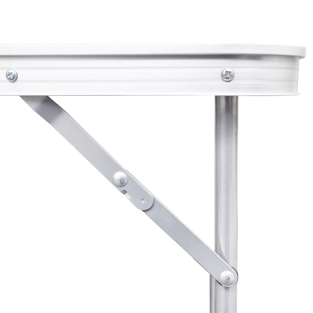 Masă camping din aluminiu reglabilă 180 x 60 cm Masă camping din aluminiu reglabilă 180 x 60 cm