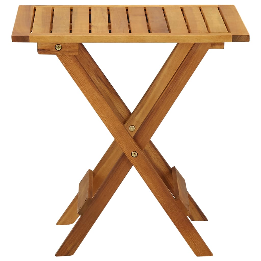 vidaXL Masă de bistro, 46 x 46 x 47 cm, lemn masiv de acacia