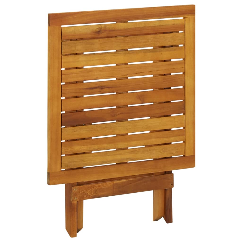 vidaXL Masă de bistro, 46 x 46 x 47 cm, lemn masiv de acacia