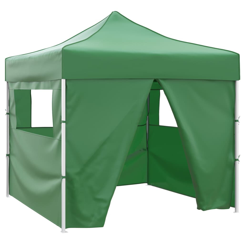 41468 vidaXL Green Foldable Tent 3 x 3 m with 4 Walls 41468 vidaXL Green Foldable Tent 3 x 3 m with 4 Walls