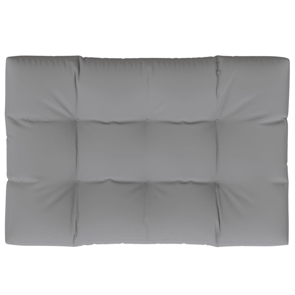 vidaXL Pernă pentru paleți, gri, 120 x 80 x 12 cm, țesătură vidaXL Pernă pentru paleți, gri, 120 x 80 x 12 cm, țesătură