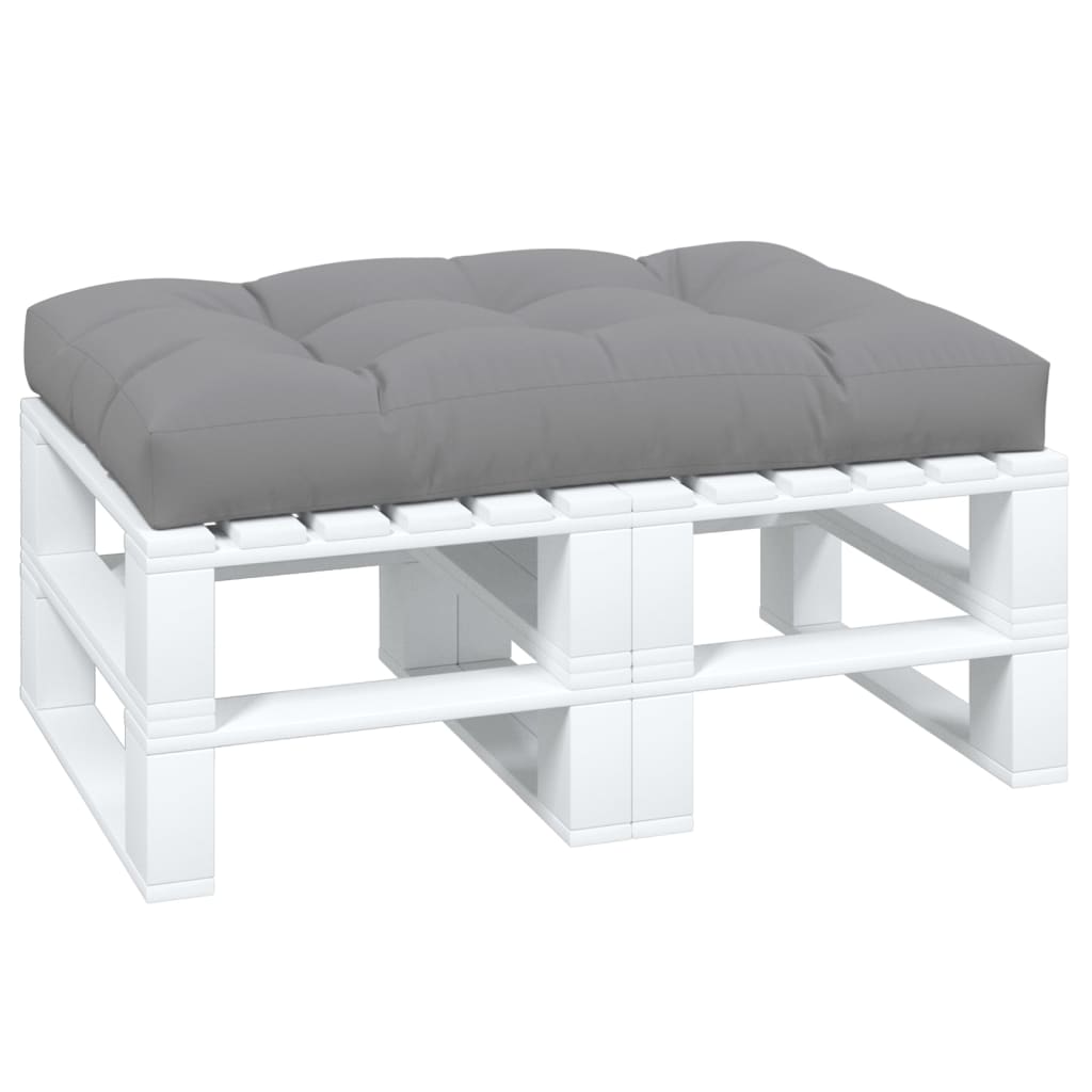 vidaXL Pernă pentru paleți, gri, 120 x 80 x 12 cm, țesătură vidaXL Pernă pentru paleți, gri, 120 x 80 x 12 cm, țesătură