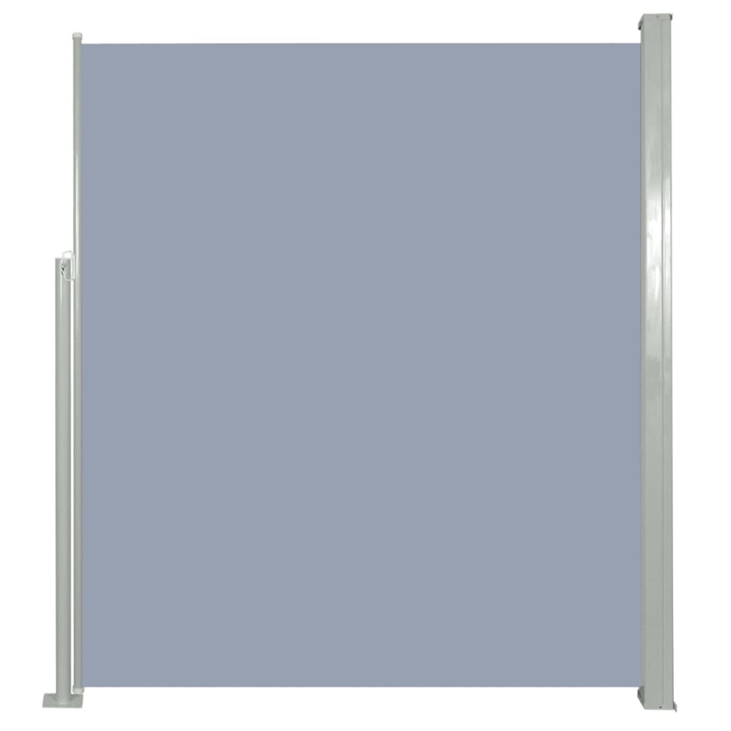 vidaXL Copertină laterală retractabilă de terasă, gri, 160x300 cm vidaXL Copertină laterală retractabilă de terasă, gri, 160x300 cm
