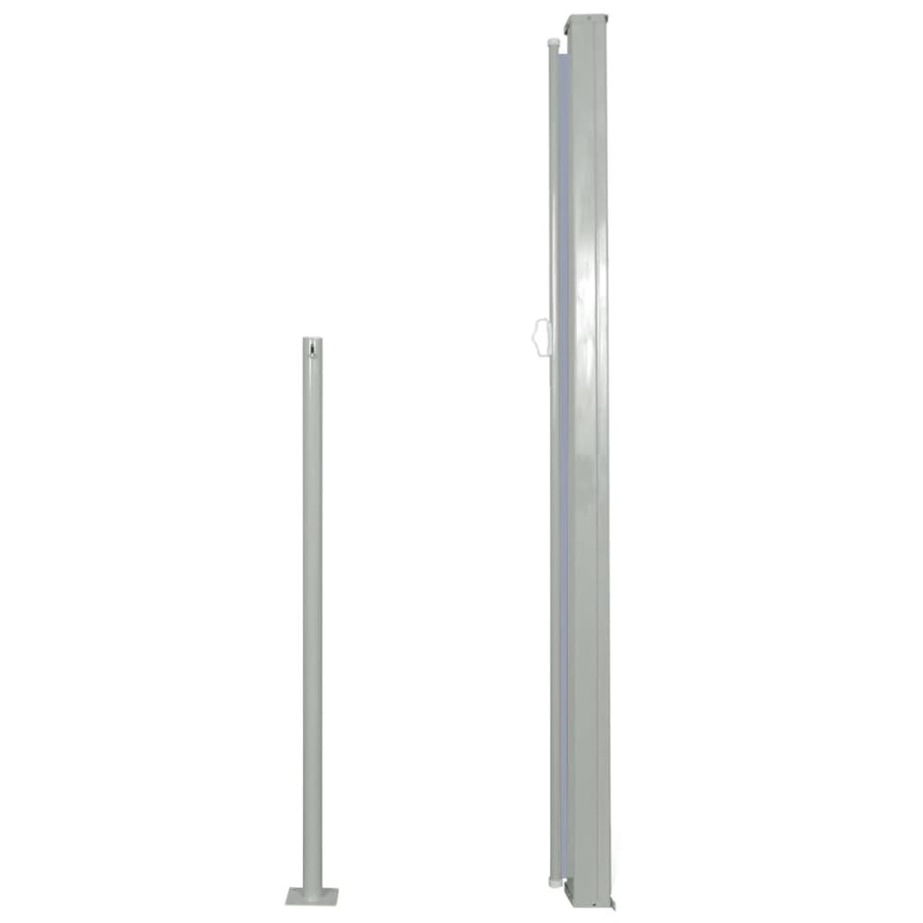 vidaXL Copertină laterală retractabilă de terasă, gri, 160x300 cm vidaXL Copertină laterală retractabilă de terasă, gri, 160x300 cm