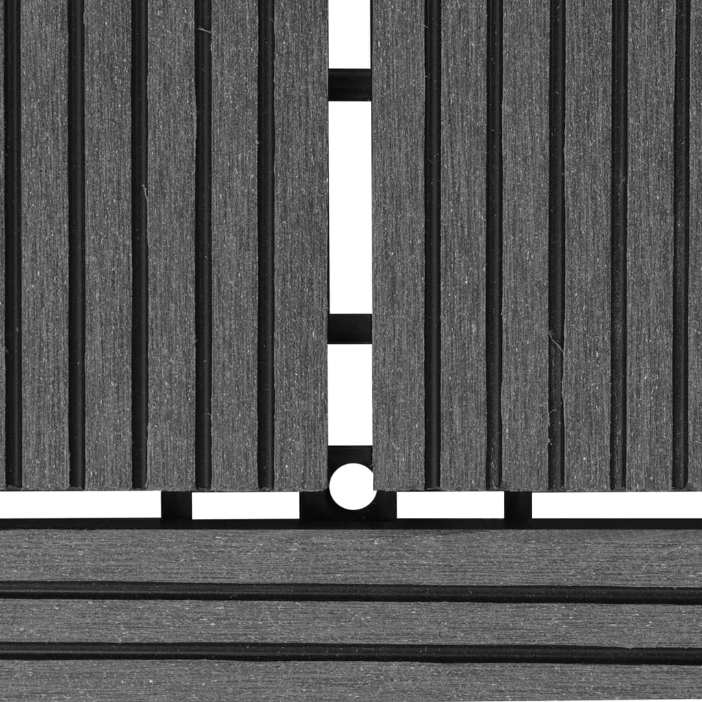 Plăci WPC 30 x 30 cm 11 buc, Gri 1mp