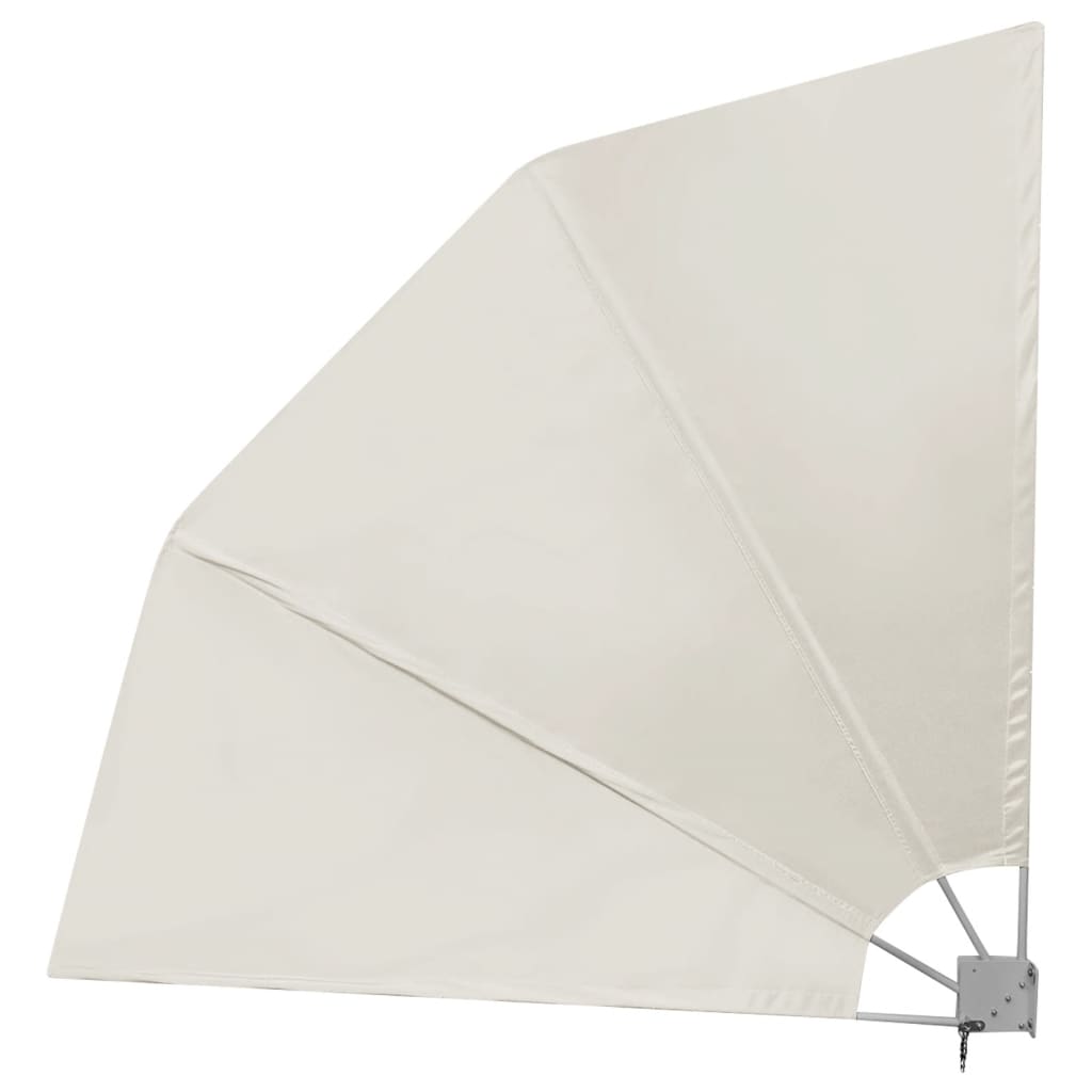 vidaXL Copertină laterală pliabilă de balcon, crem, 210x210 cm vidaXL Copertină laterală pliabilă de balcon, crem, 210x210 cm