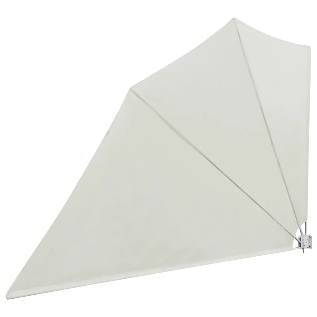 vidaXL Copertină laterală pliabilă de balcon, crem, 160x240 cm vidaXL Copertină laterală pliabilă de balcon, crem, 160x240 cm