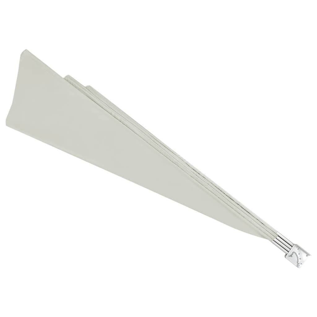 vidaXL Copertină laterală pliabilă de balcon, crem, 140x140 cm vidaXL Copertină laterală pliabilă de balcon, crem, 140x140 cm