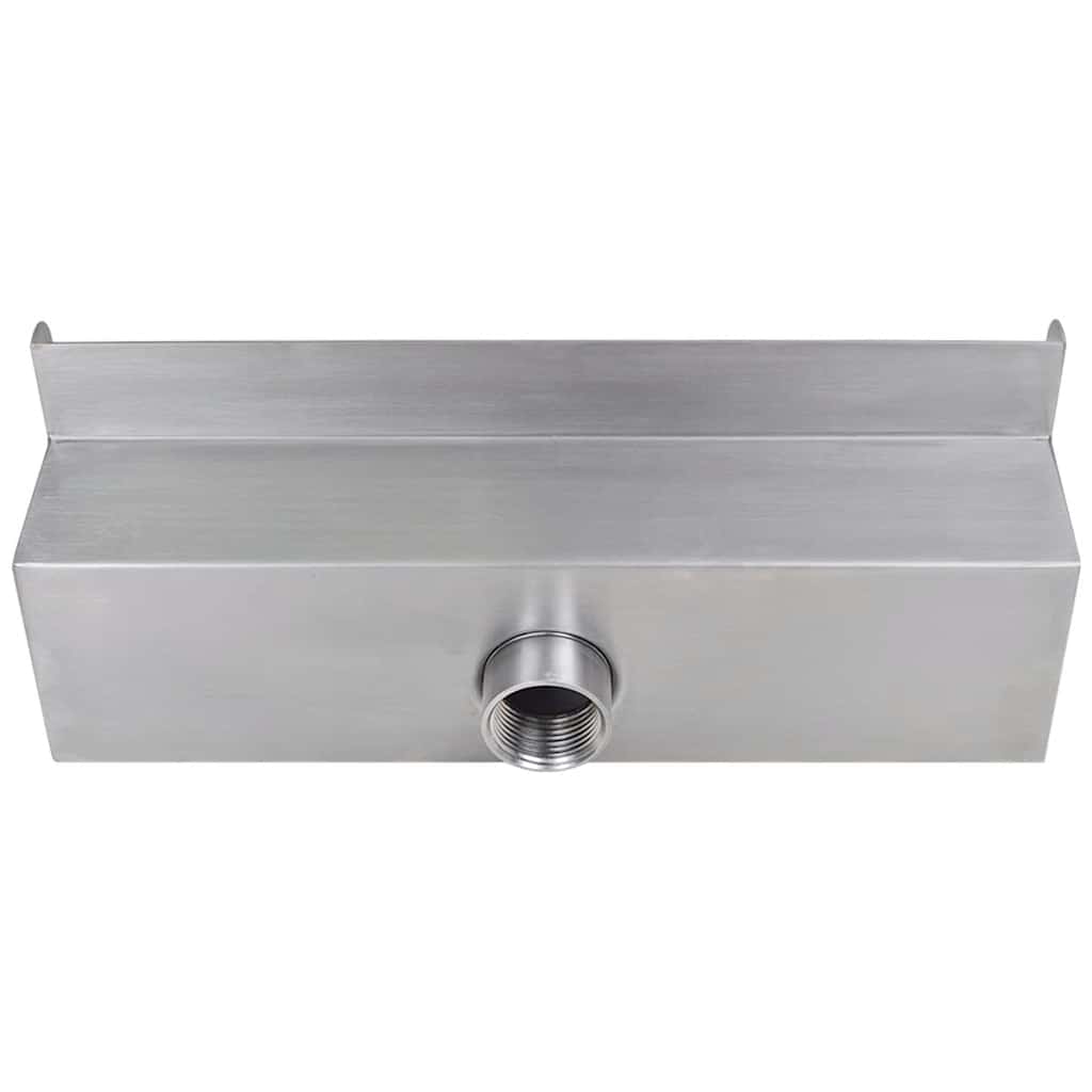 vidaXL Fântână piscină dreptunghiulară LED-uri 30 cm oțel inoxidabil vidaXL Fântână piscină dreptunghiulară LED-uri 30 cm oțel inoxidabil