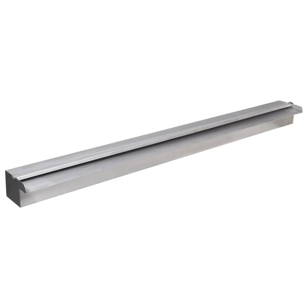 vidaXL Fântână piscină dreptunghiulară LED-uri 90 cm oțel inoxidabil vidaXL Fântână piscină dreptunghiulară LED-uri 90 cm oțel inoxidabil