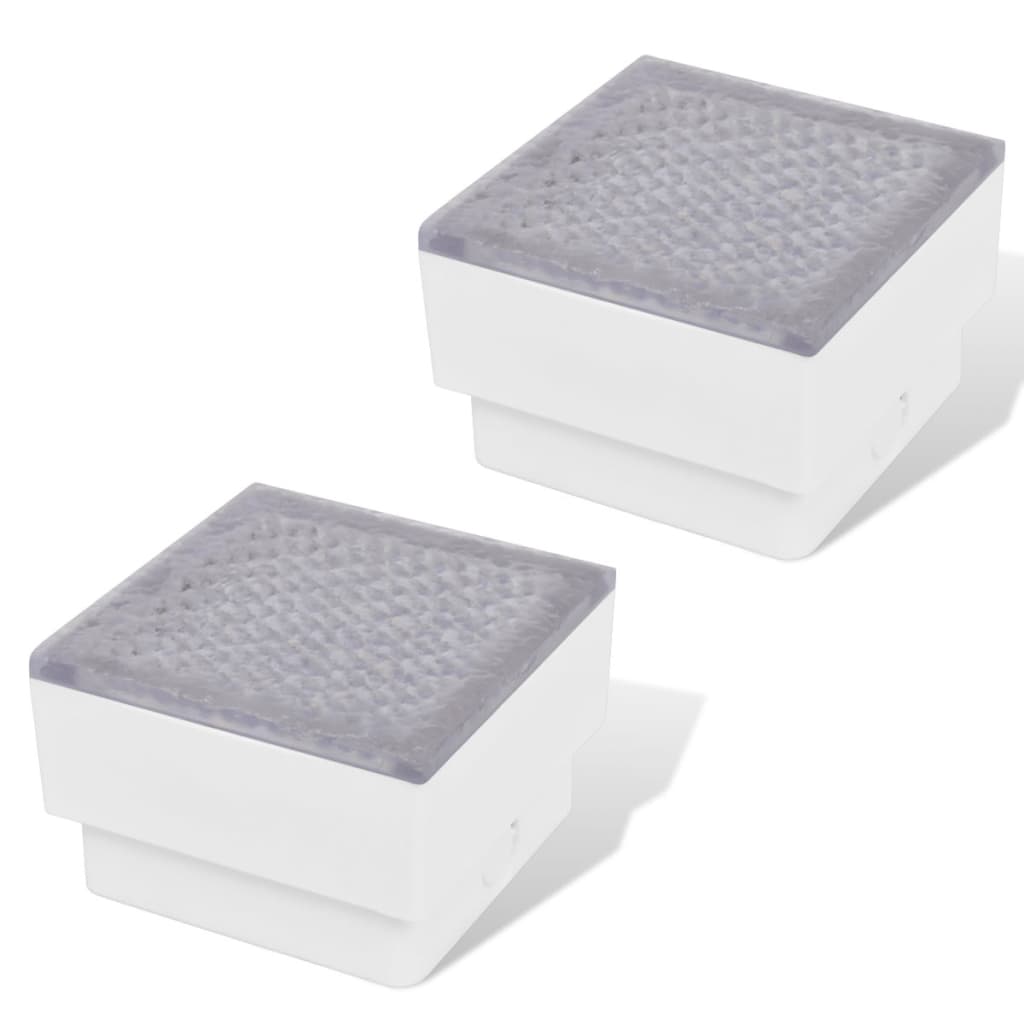 2 Spoturi LED încastrabile în sol 100 x 100 x 68 mm 2 Spoturi LED încastrabile în sol 100 x 100 x 68 mm