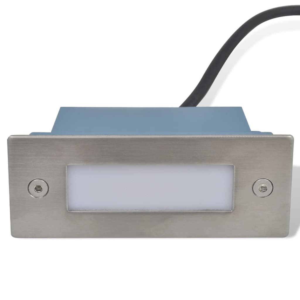 vidaXL Corpuri de iluminat trepte cu LED, 2 buc., 44 x 111 x 56 mm vidaXL Corpuri de iluminat trepte cu LED, 2 buc., 44 x 111 x 56 mm