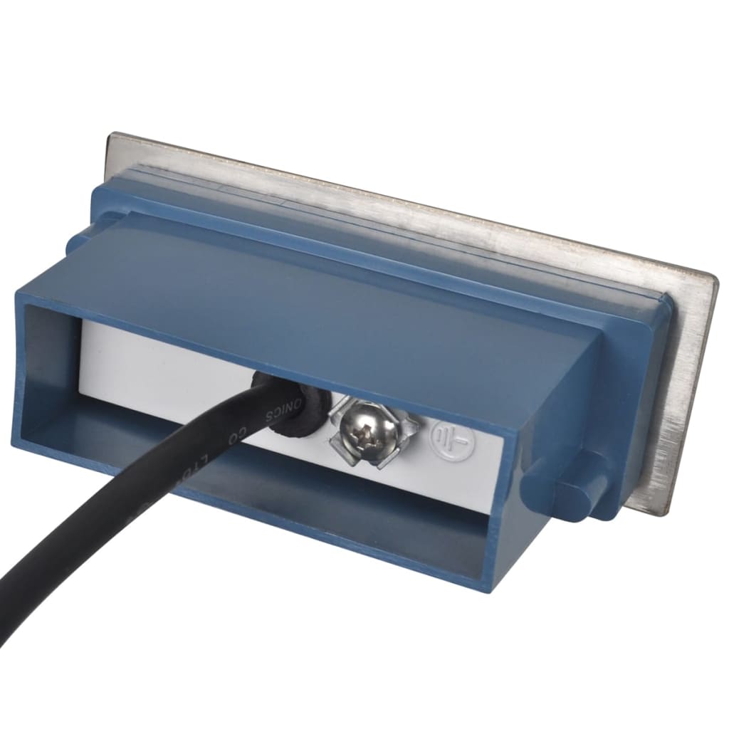 vidaXL Corpuri de iluminat trepte cu LED, 2 buc., 44 x 111 x 56 mm vidaXL Corpuri de iluminat trepte cu LED, 2 buc., 44 x 111 x 56 mm