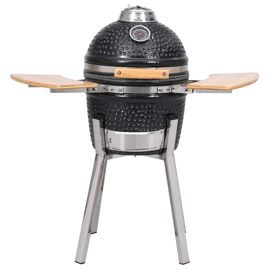 Grătar Kamado cu afumătoare din ceramică 81 cm Grătar Kamado cu afumătoare din ceramică 81 cm