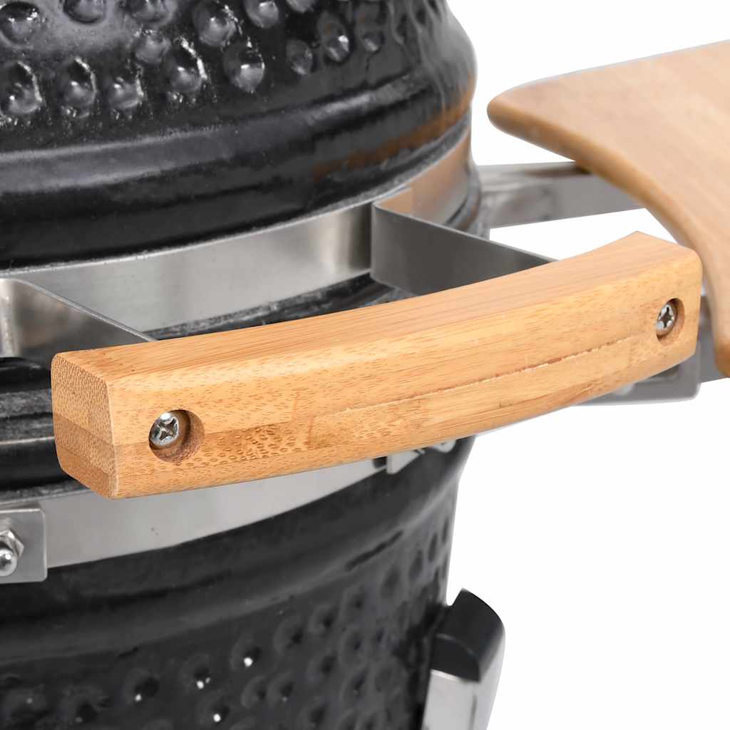 Grătar Kamado cu afumătoare din ceramică 81 cm Grătar Kamado cu afumătoare din ceramică 81 cm