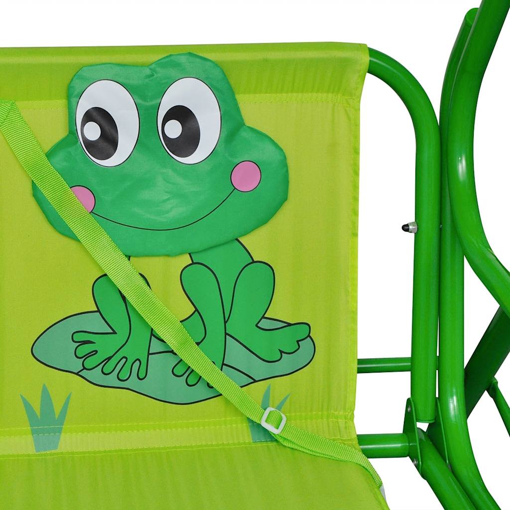 vidaXL Leagăn pentru copii, verde vidaXL Leagăn pentru copii, verde