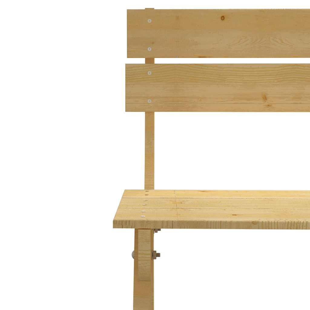 vidaXL Scaun de grădină din lemn de pin tratat