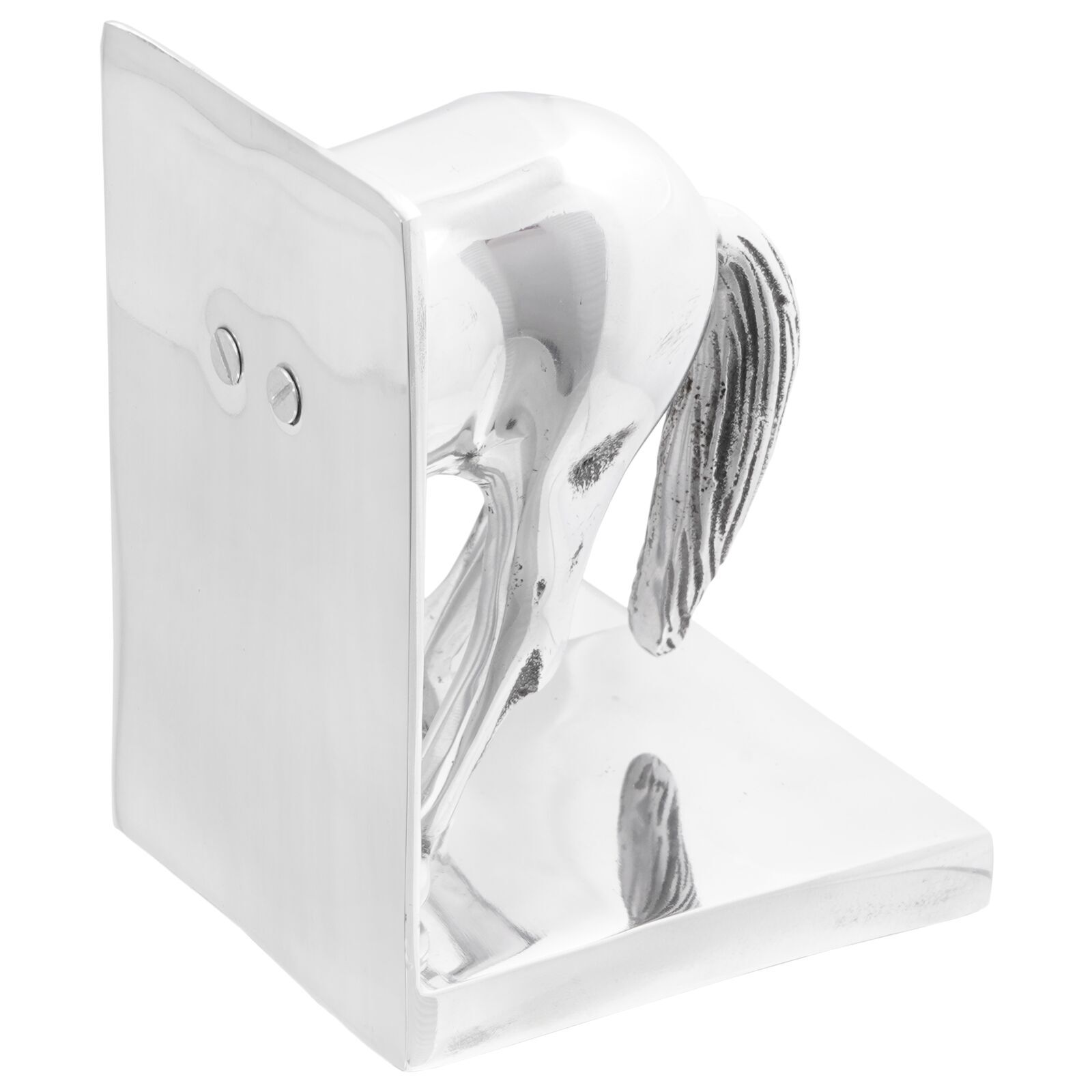 vidaXL Suporturi cărți 2 buc., argintiu, 11x14x25 cm, aluminiu, cal vidaXL Suporturi cărți 2 buc., argintiu, 11x14x25 cm, aluminiu, cal