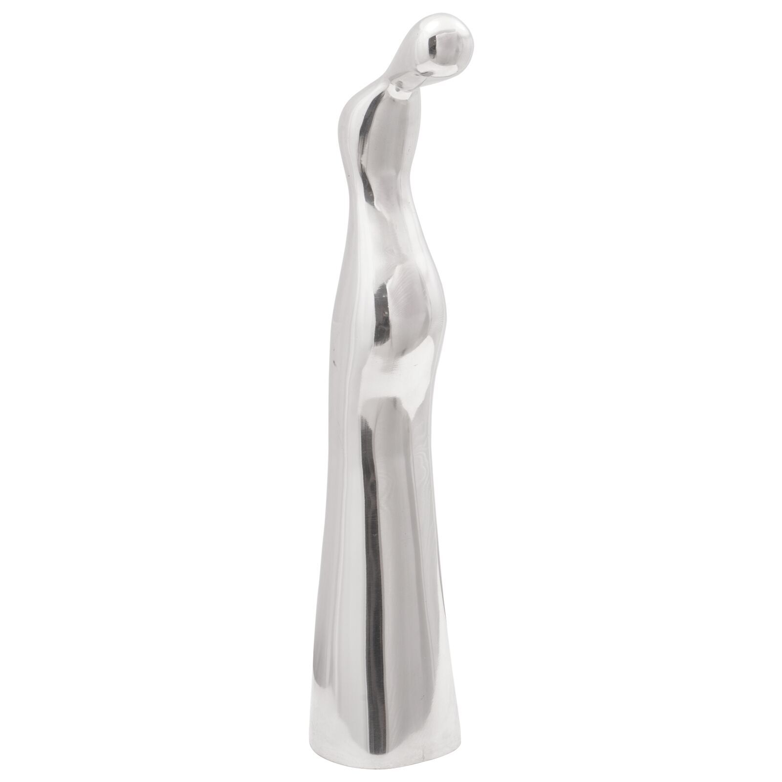 vidaXL Sculptură, argintiu, 10x16x49 cm, aluminiu vidaXL Sculptură, argintiu, 10x16x49 cm, aluminiu