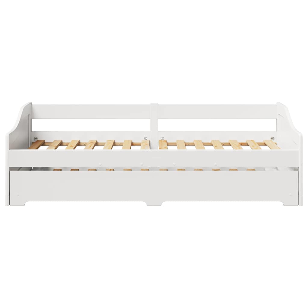 vidaXL Pat de zi cu șutul fără saltea „IRUN” Alb 90x200 cm