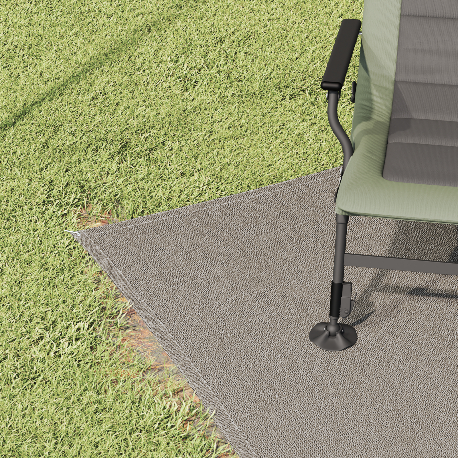 vidaXL Accesoriu cort Gri deschis Poliester 250 x 200 cm vidaXL Accesoriu cort Gri deschis Poliester 250 x 200 cm