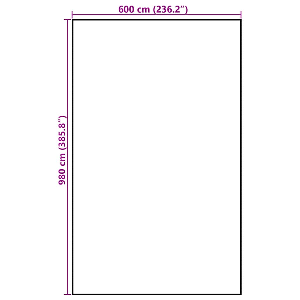 vidaXL Prelata pentru carul de fan 9,8x6 m 140 g/m² polipropilena