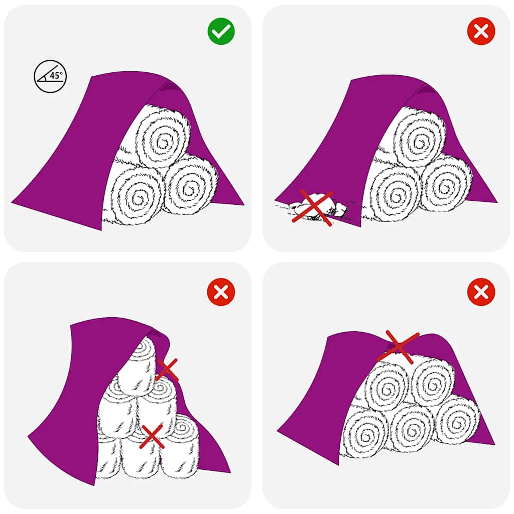 vidaXL Prelata pentru carul de fan 9,8x12,5 m 140 g/m² Polipropilena vidaXL Prelata pentru carul de fan 9,8x12,5 m 140 g/m² Polipropilena