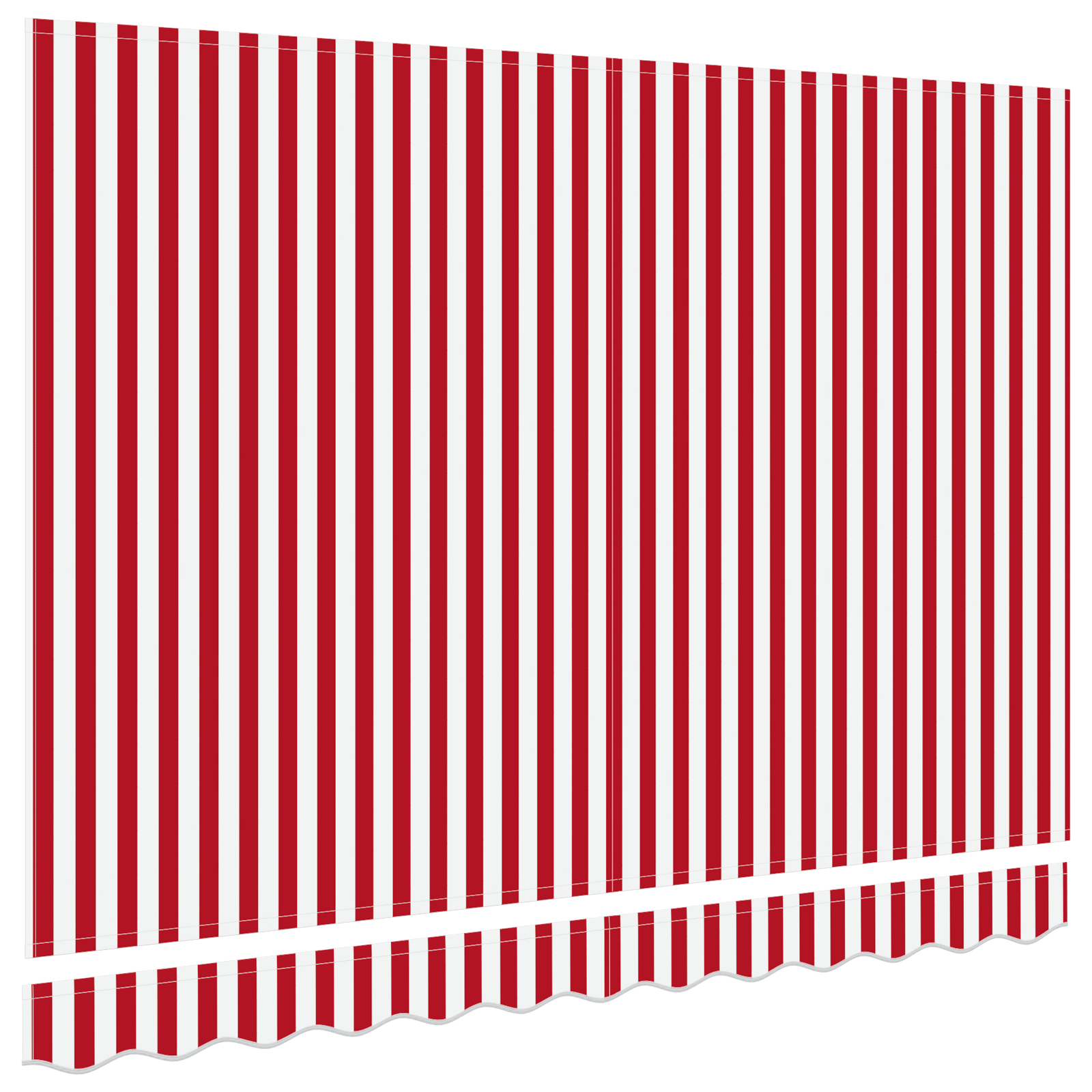 vidaXL Țesătură pentru Marchiză pentru Cadru de 3.5x2 m Roșie și Albă vidaXL Țesătură pentru Marchiză pentru Cadru de 3.5x2 m Roșie și Albă