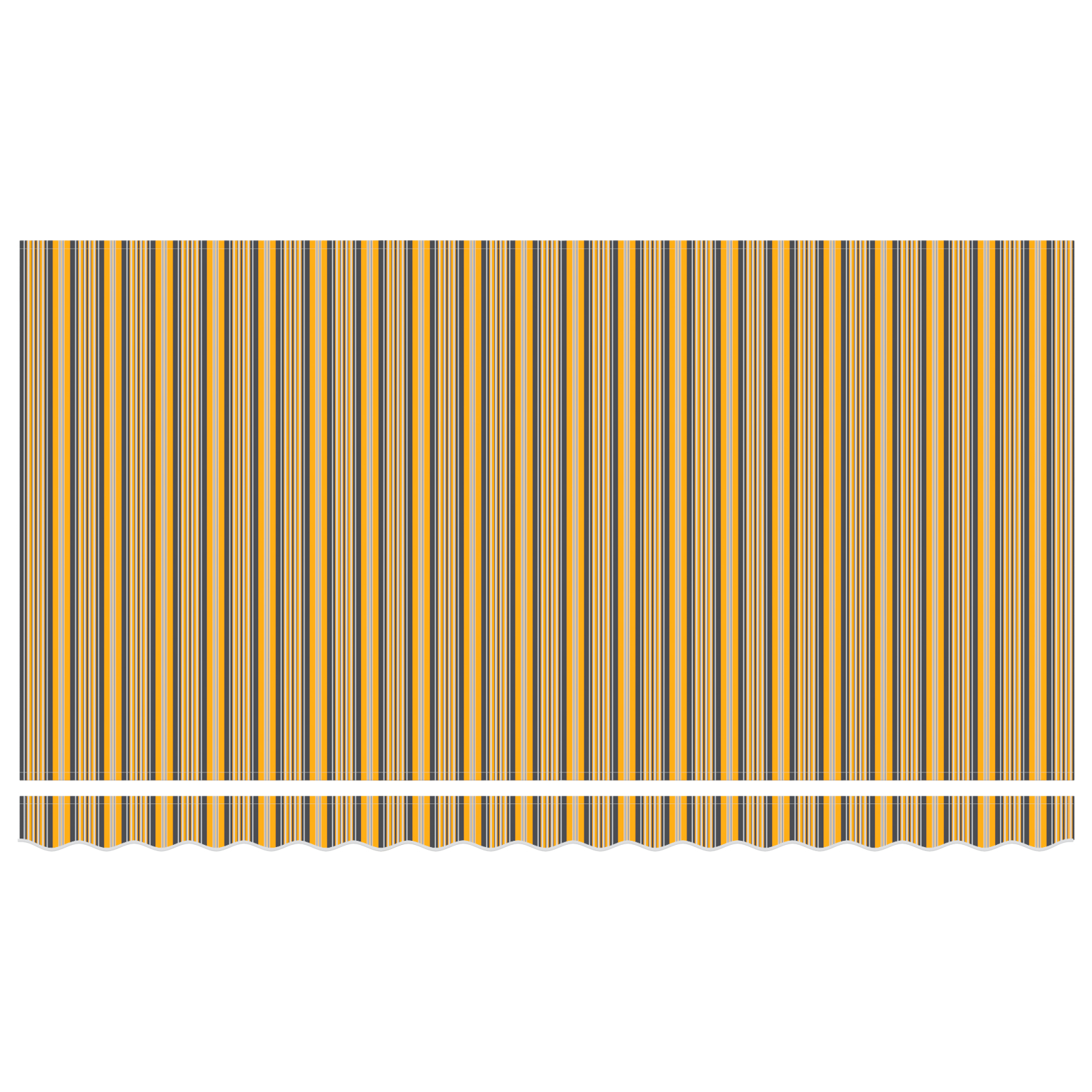 vidaXL Material de Înlocuire pentru Marchiză pentru cadru de 4x2 m cu design multicolor în dungi