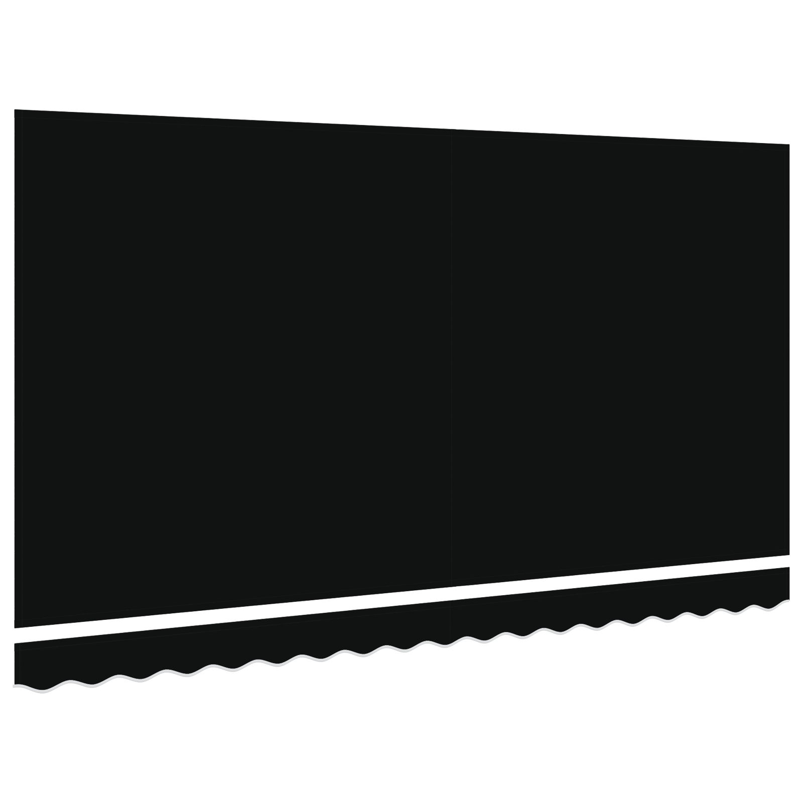 vidaXL Material pentru marchiză de schimb pentru cadru de 4x2 m negru vidaXL Material pentru marchiză de schimb pentru cadru de 4x2 m negru