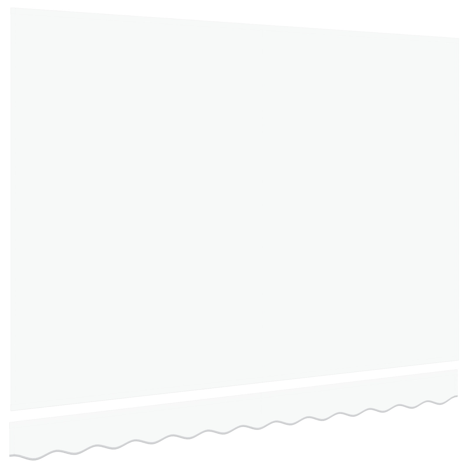 vidaXL Material de înlocuire pentru copertină Alb 280 x 245 cm