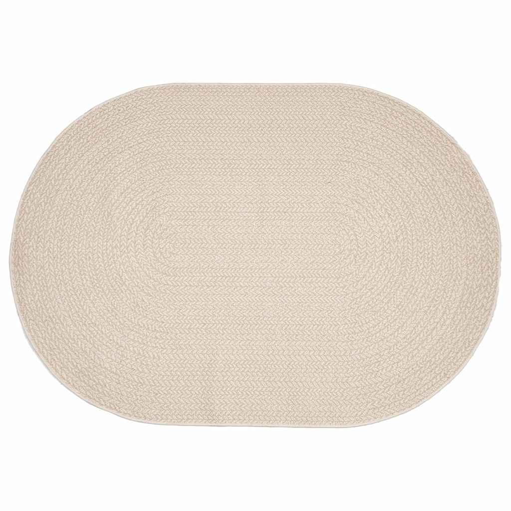 vidaXL Covor Crem 140 x 200 cm PP vidaXL Covor Crem 140 x 200 cm PP