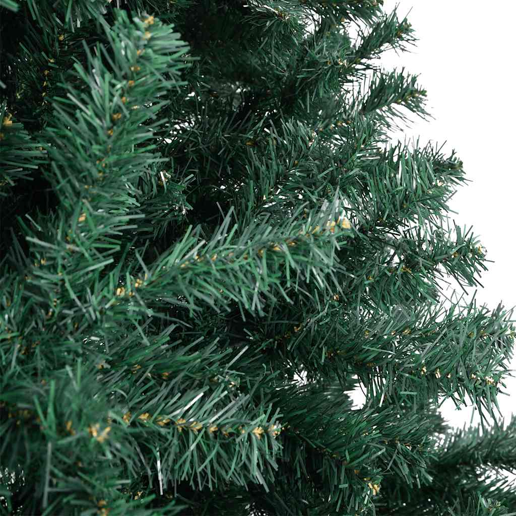 vidaXL Brad de Crăciun artificial cu suport, verde, 500 cm, PVC vidaXL Brad de Crăciun artificial cu suport, verde, 500 cm, PVC