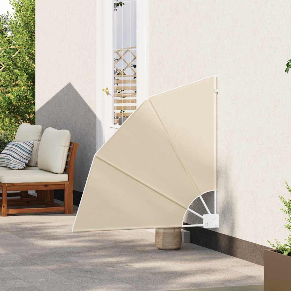 vidaXL Ecran de intimitate pentru balcon Bej 115 x 115 cm Poliester