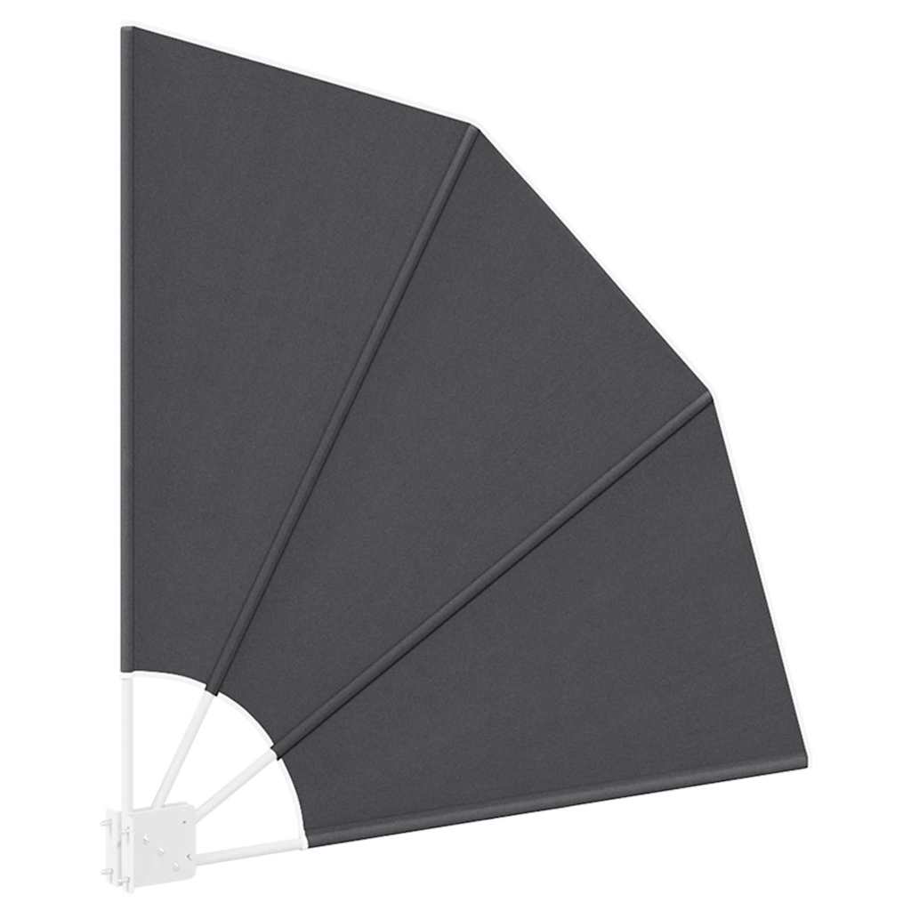 vidaXL Ecran de intimitate pentru balcon Negru 115 x 115 cm Poliester