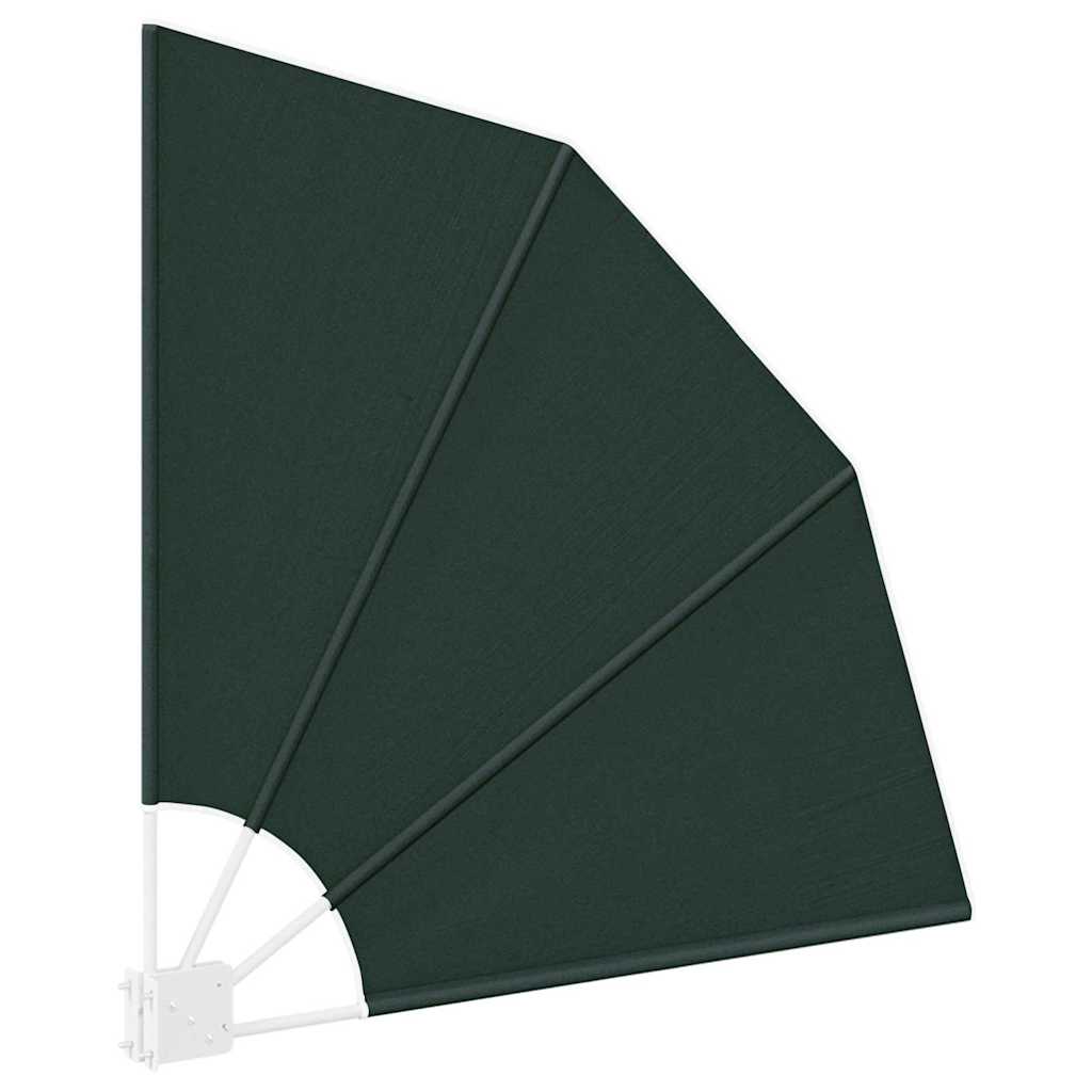 vidaXL Ecran de intimitate pentru balcon Verde închis 115 x 115 cm