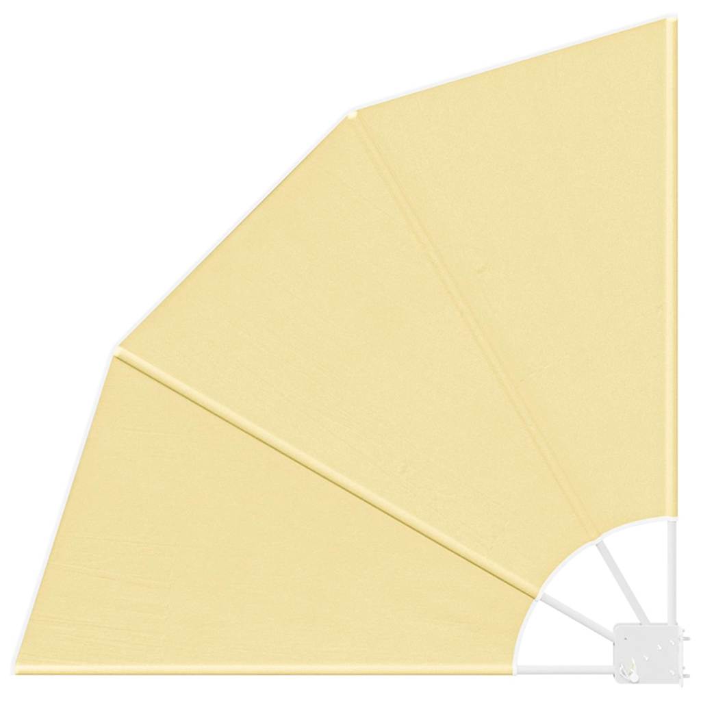 vidaXL Ecran de intimitate pentru balcon Nisipiu 115 x 115 cm