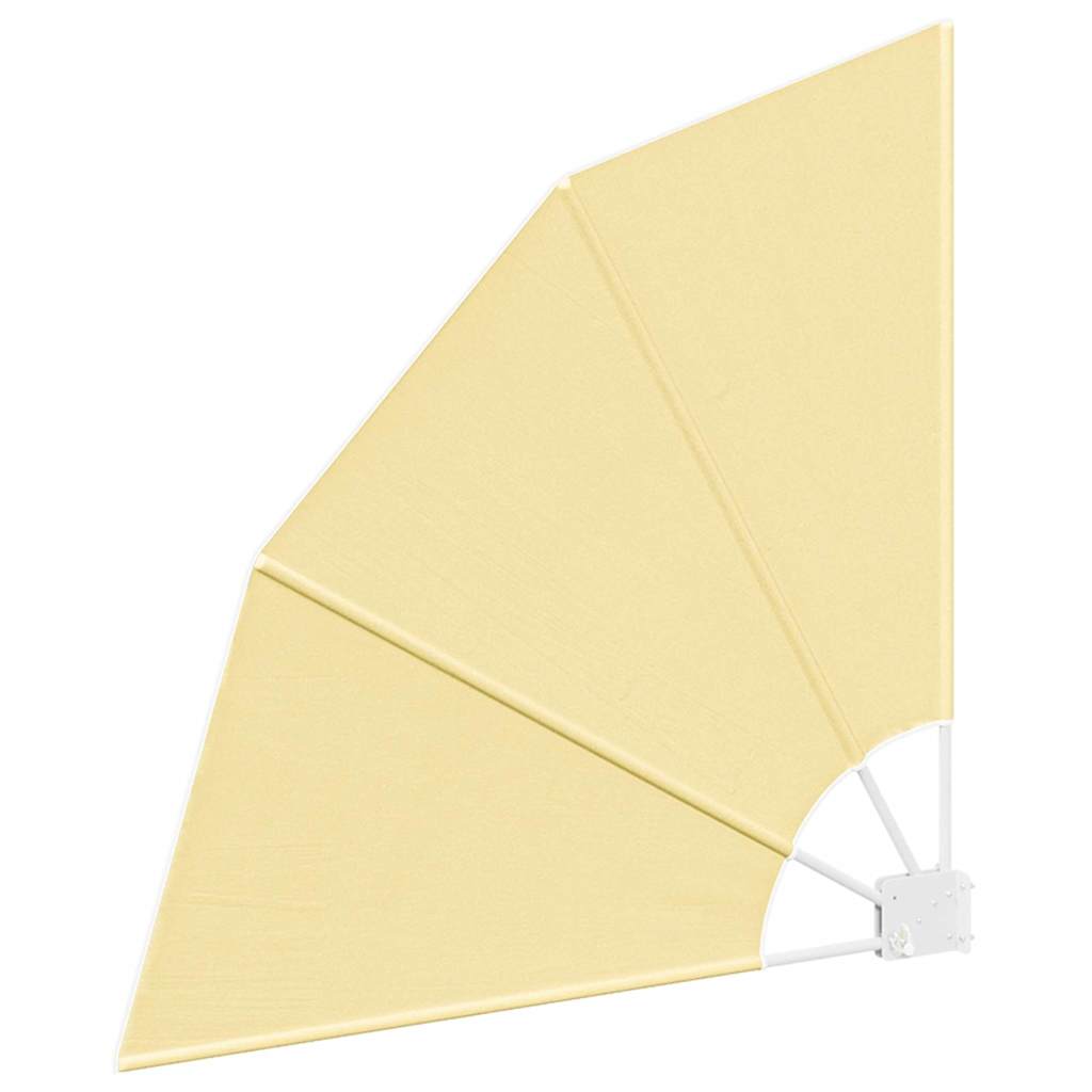 vidaXL Ecran de intimitate pentru balcon Nisipiu 115 x 115 cm