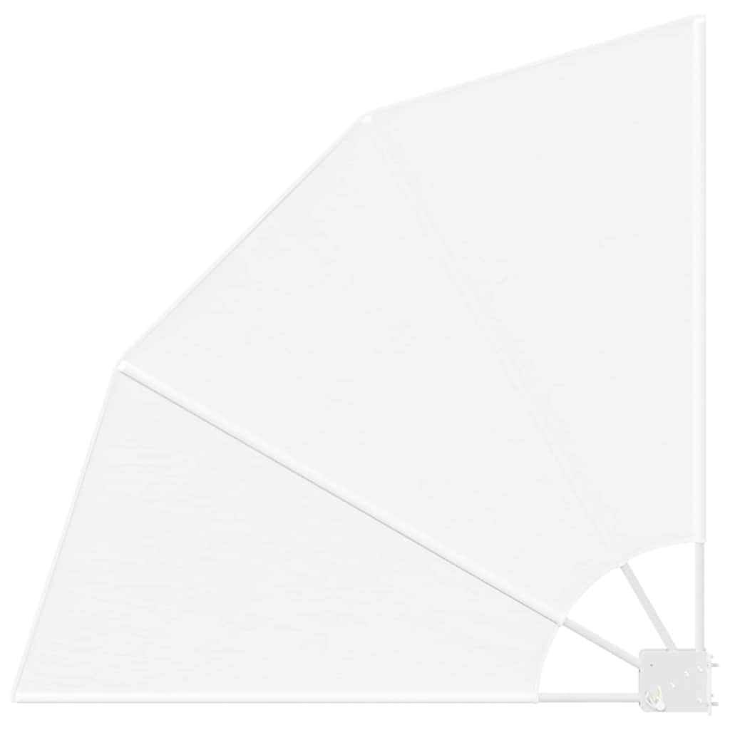 vidaXL Ecran de intimitate pentru balcon Alb 115 x 115 cm Poliester