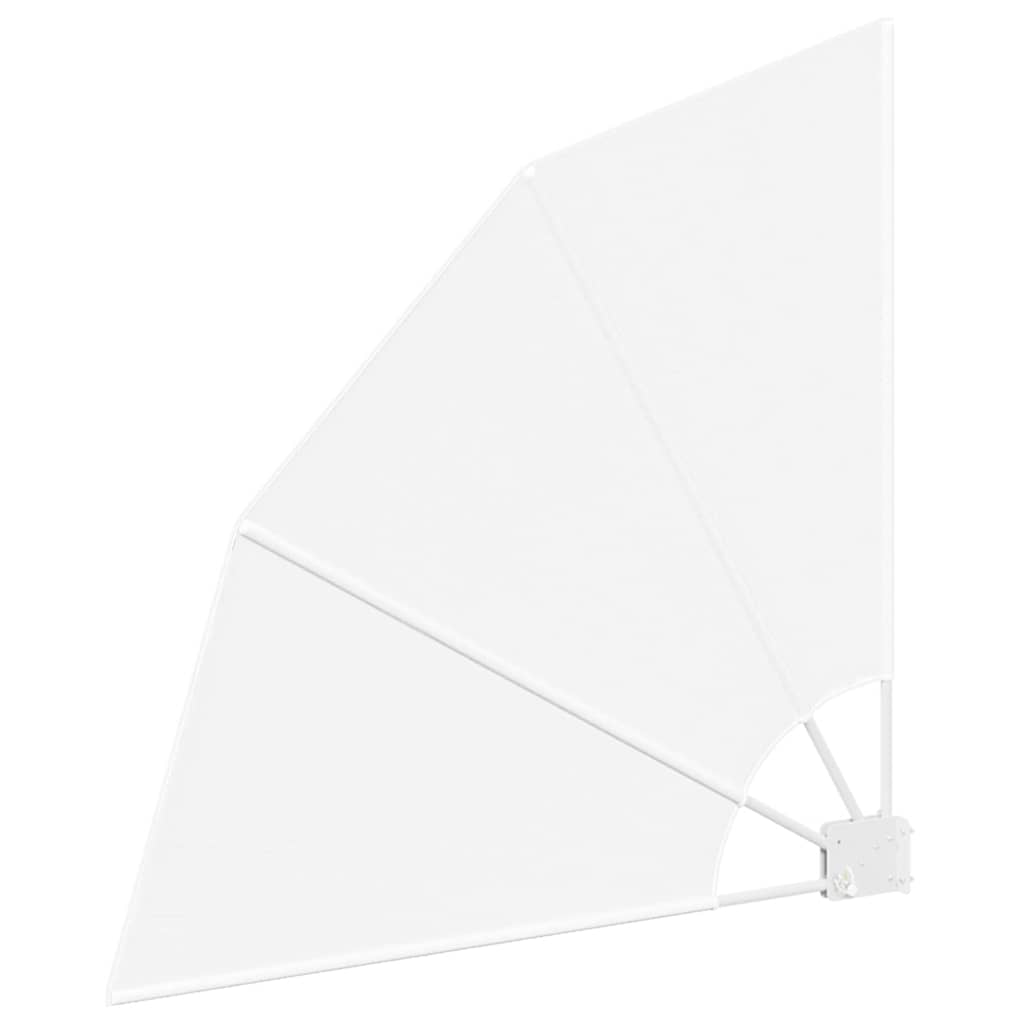 vidaXL Ecran de intimitate pentru balcon Alb 115 x 115 cm Poliester