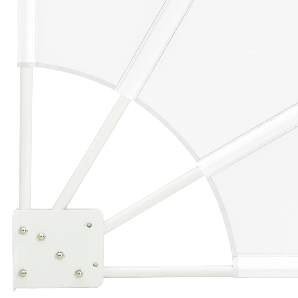 vidaXL Ecran de intimitate pentru balcon Alb 115 x 115 cm Poliester