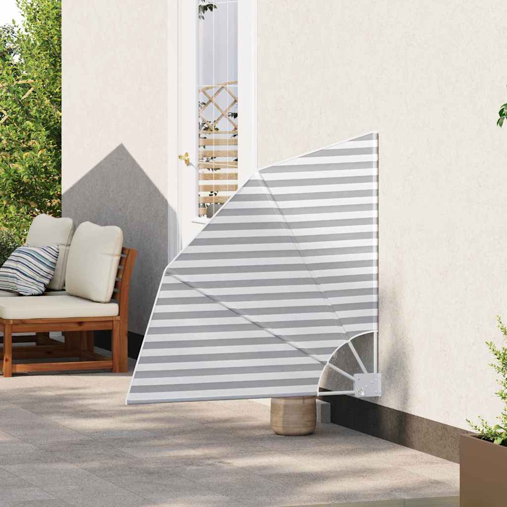vidaXL Ecran de intimitate pentru balcon Antracit și Alb 115 x 115 cm