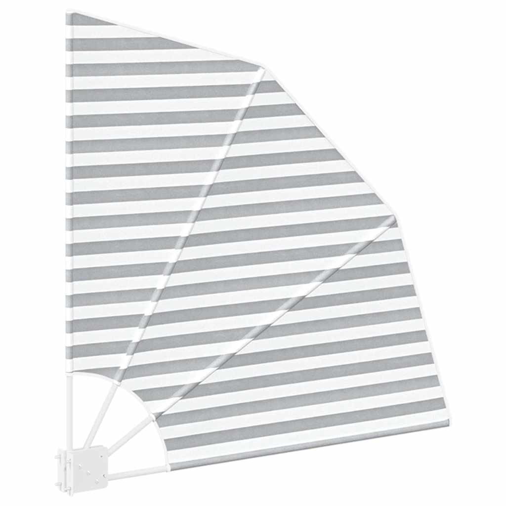 vidaXL Ecran de intimitate pentru balcon Antracit și Alb 115 x 115 cm