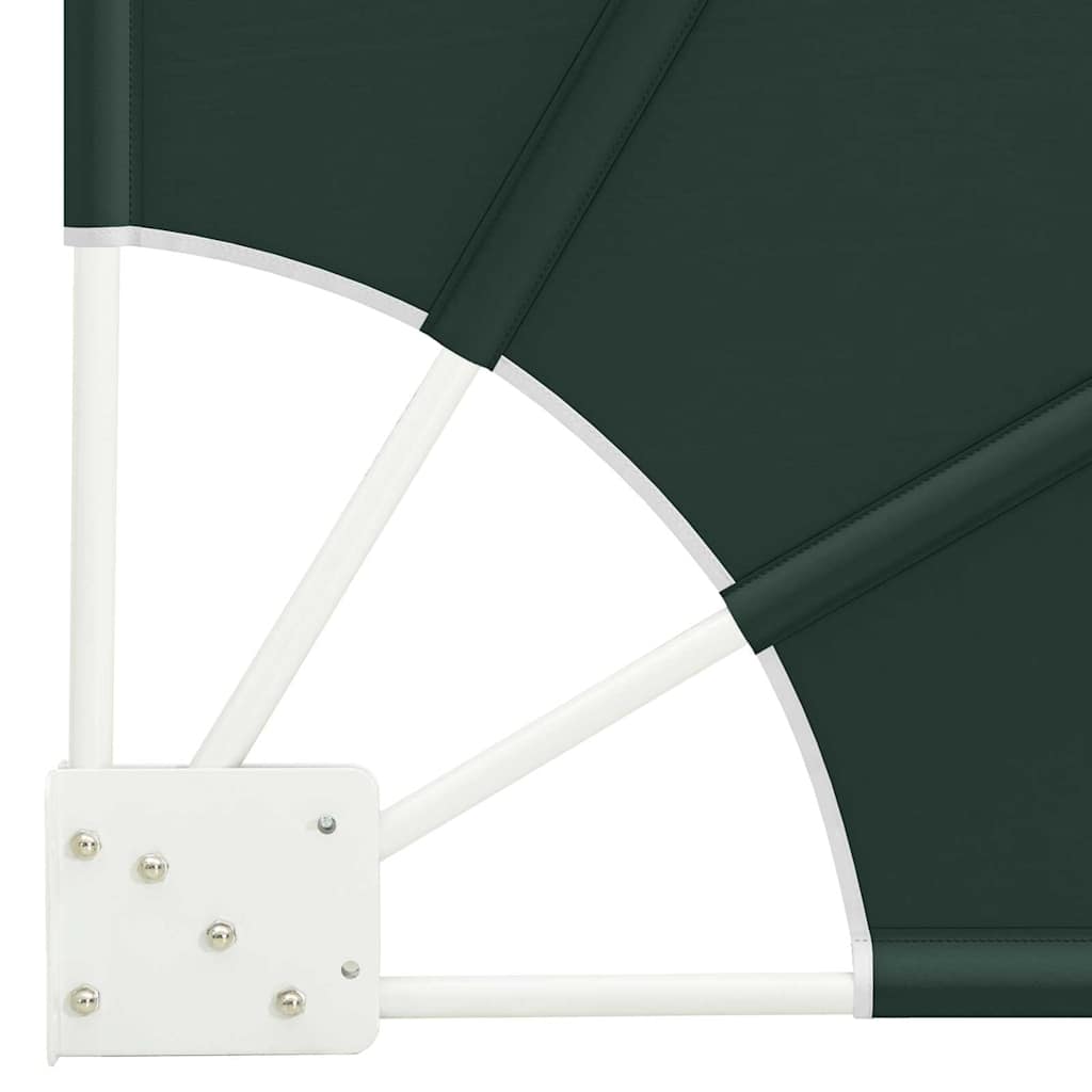 vidaXL Ecran de intimitate pentru balcon Verde închis 160 x 160 cm