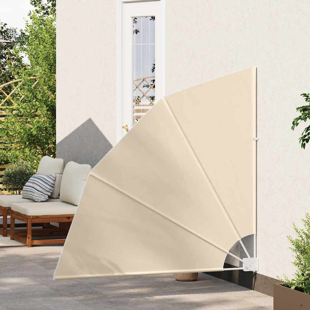 vidaXL Ecran de intimitate pentru balcon Bej 140 x 140 cm Poliester