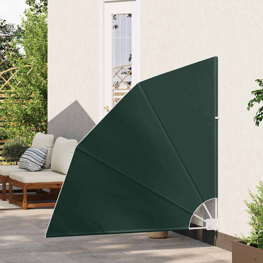 vidaXL Ecran de intimitate pentru balcon Verde închis 140 x 140 cm
