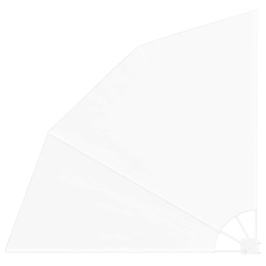 vidaXL Ecran de intimitate pentru balcon Alb 140 x 140 cm Poliester